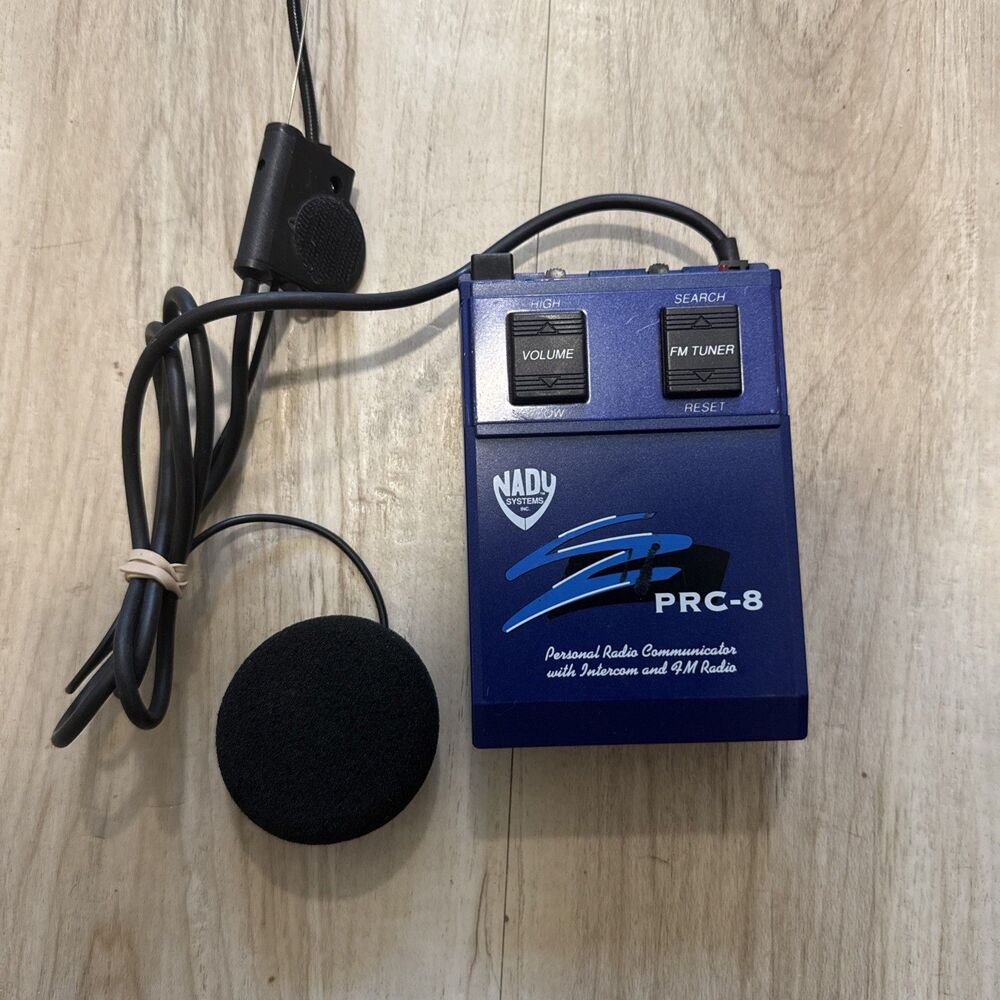 Nady PRC-8 Motorcycle Lane to Lane Communicator Intercom FM Radio